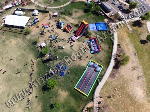 3 lane zorb ball track rental Phoenix